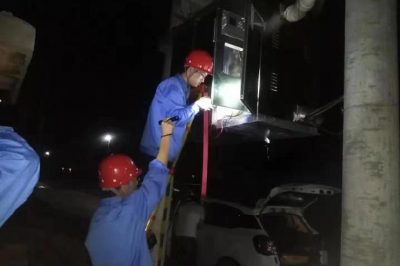 獻(xiàn)縣供電公司對(duì)220千伏善樂(lè)線(xiàn)進(jìn)行屬地化巡視