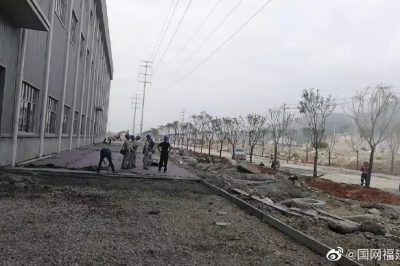 架空線路下違章施工  行政處罰一萬(wàn)元