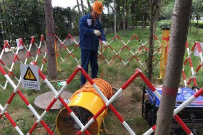 亮麗集團公司為陜西天竹置業(yè)有限公司敷設(shè)高壓電纜