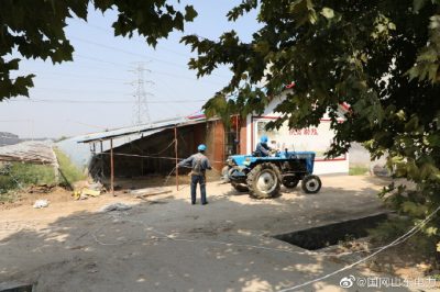 平邑縣供電公司為資邱村農網(wǎng)升級改造