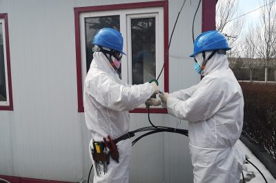 國網(wǎng)黑龍江電力全力配合做好中俄綏芬河口岸防疫工作