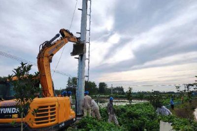 對前鋒鎮(zhèn)張集7號變低壓線路進行電網(wǎng)改造