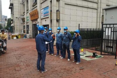 開展宣八線原山置業(yè)現(xiàn)場作業(yè)