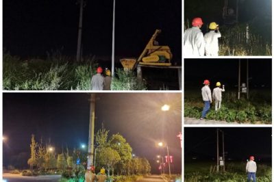 對(duì)10千伏君新線用電量大的專變臺(tái)區(qū)、斷路器、電纜頭開(kāi)展常態(tài)化測(cè)溫工作