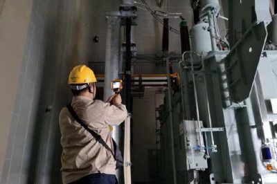 對220千伏北湖變電站主變壓器開展特巡和紅外測溫