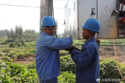 對10千伏571南北寨線北寨煤改電2號變臺(tái)更換變壓器