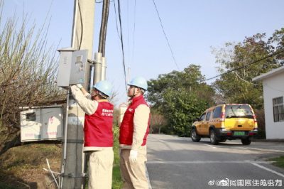 傅家邊生態(tài)科技園開展巡線檢查工作
