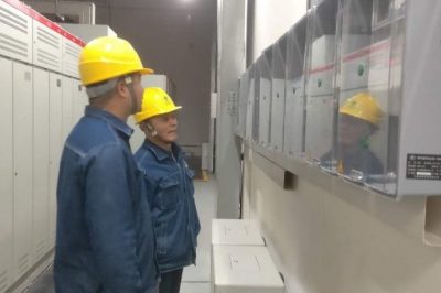 對(duì)轄區(qū)中華世紀(jì)城延長(zhǎng)石油小區(qū)的配電室進(jìn)行核查