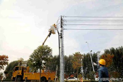 因設備線夾斷裂造成停電