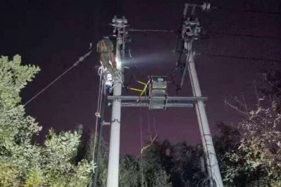 連夜搶修保供暖，心系百姓早供電