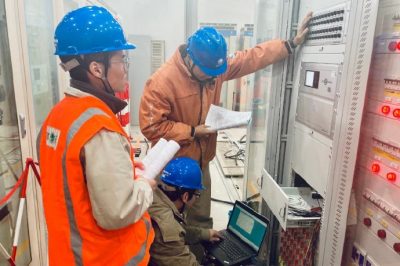 赴220千伏丹徒變進(jìn)行新上110kV母線保護(hù)調(diào)試工作