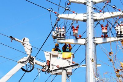 對10千伏農(nóng)場線10號桿真空開關(guān)設(shè)備線夾進行帶電消缺
