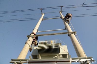 在劉官莊鎮(zhèn)北徐家樓村新安裝3號(hào)變壓器