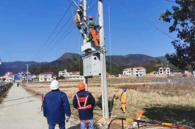 對10千伏竹坪316線貓公場臺區(qū)新增鋪點