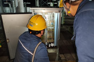 110千伏蔡侯變1283侯鹮線順利投入運行